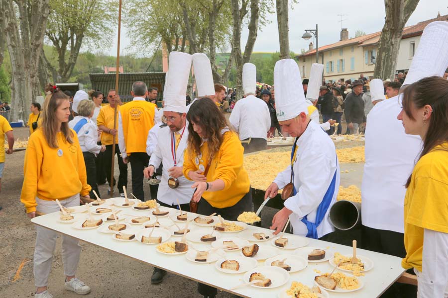 Omelette géante Bessières 2022